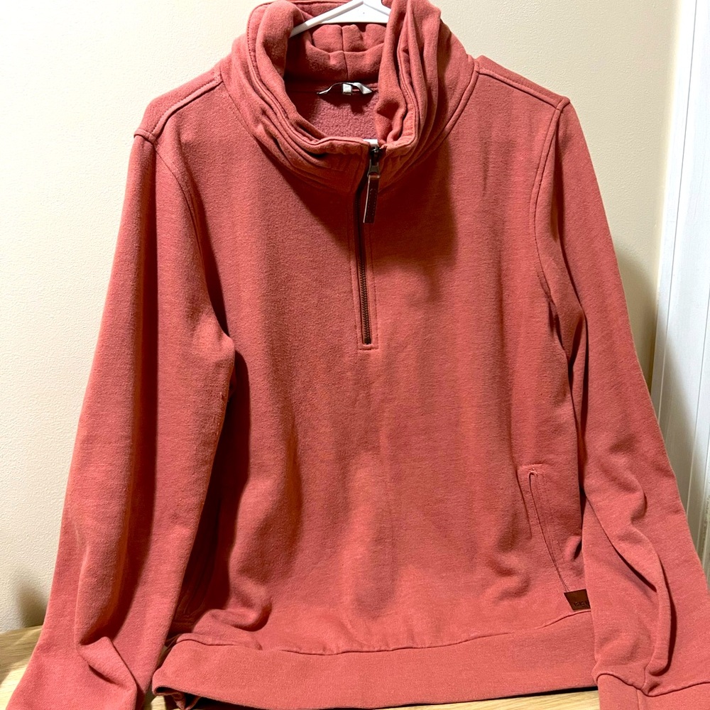 BKE quarter zip hoodie, size M, mauve color